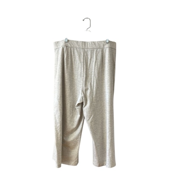 Eileen Fisher Organic Cotton Blend Wide Leg Pull On Pants Culottes Size XL Gray - Picture 4 of 6